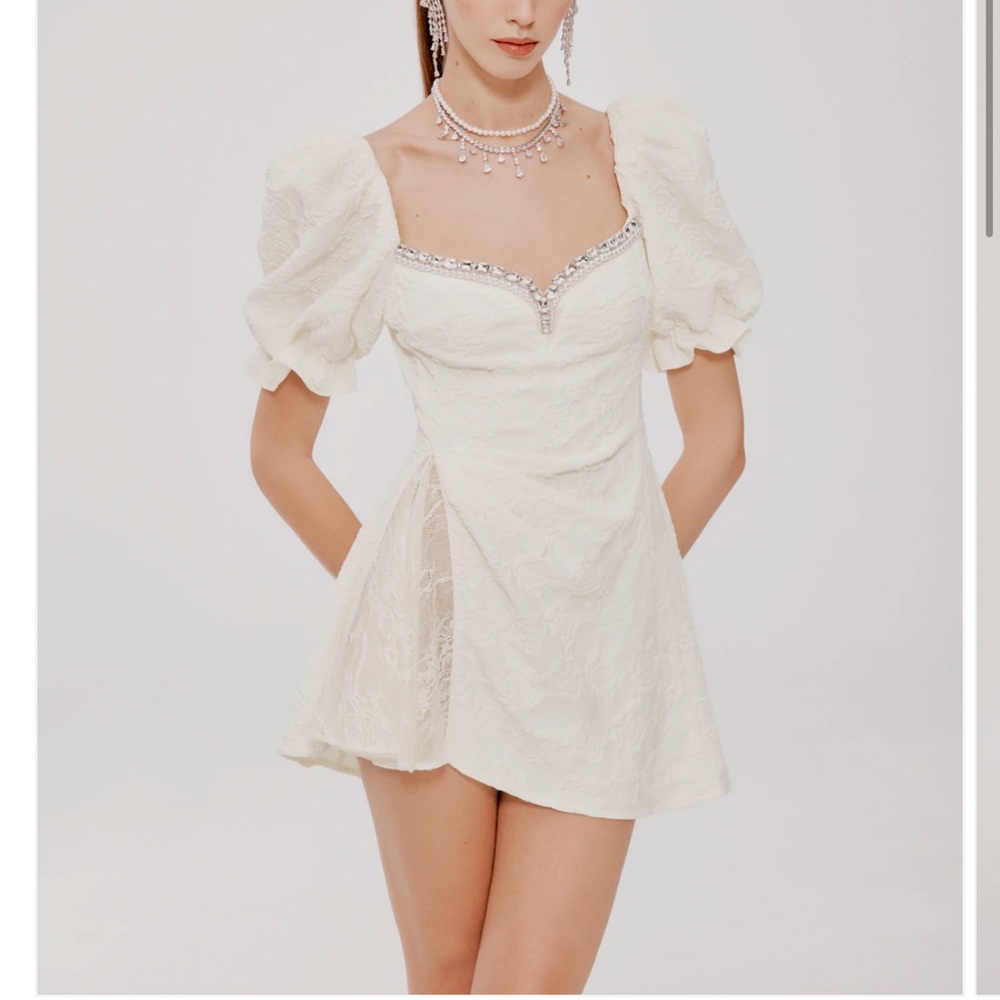 Nana Jacqueline White Ysabella Dress